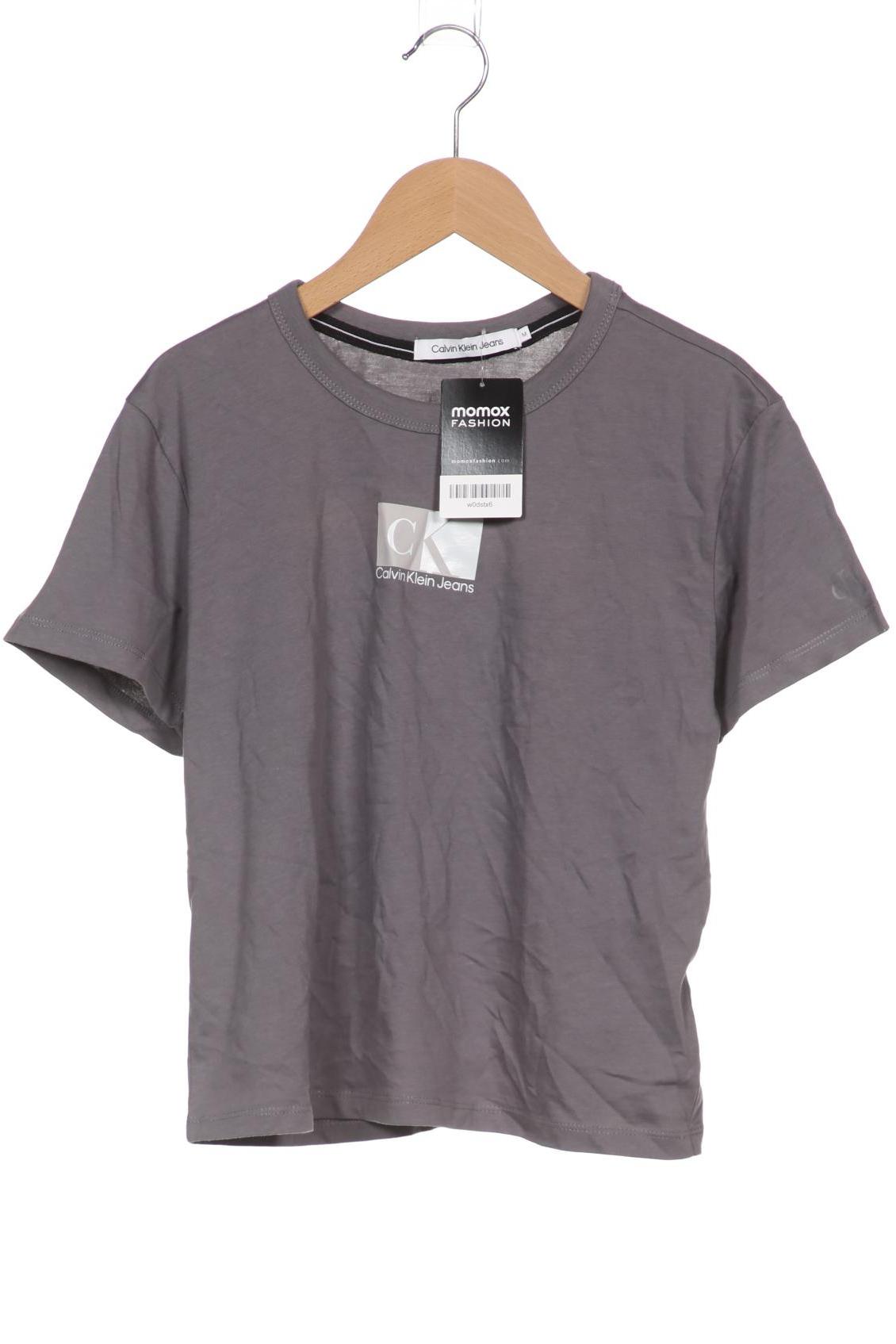 

Calvin Klein Jeans Damen T-Shirt, grau, Gr. 38