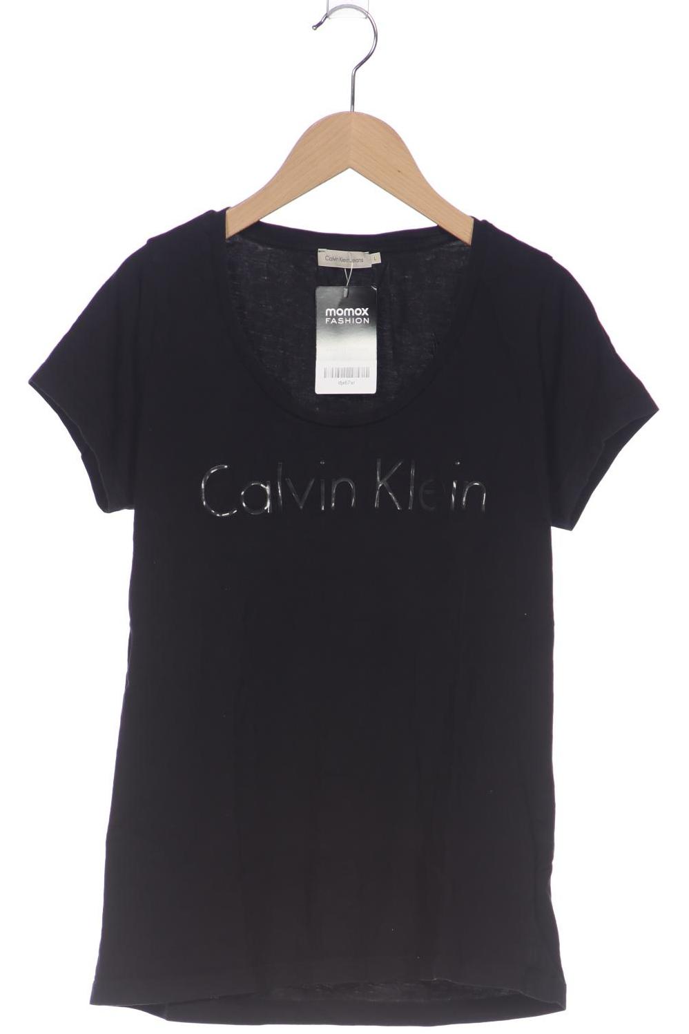 

Calvin Klein Jeans Damen T-Shirt, schwarz, Gr. 42