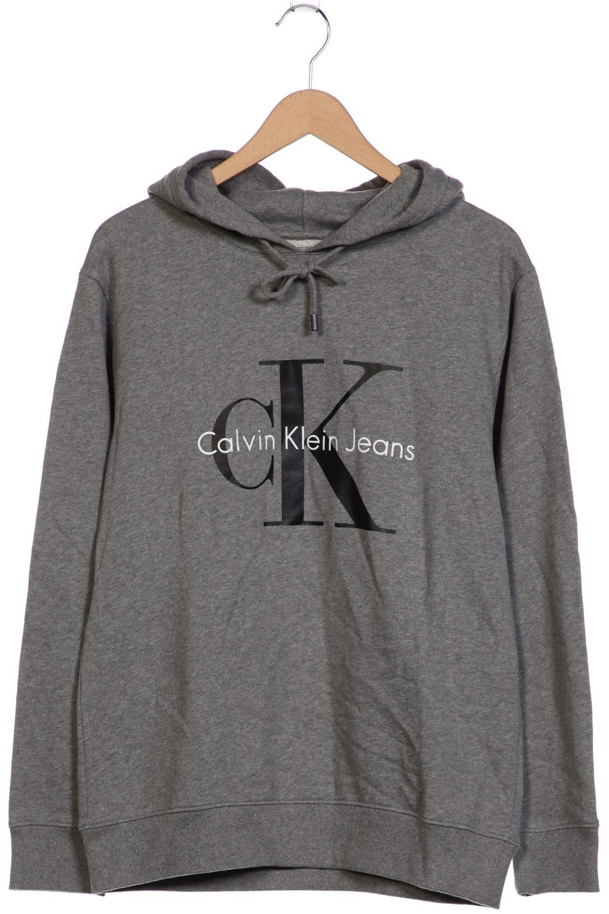 

Calvin Klein Jeans Herren Kapuzenpullover, grau, Gr. 52