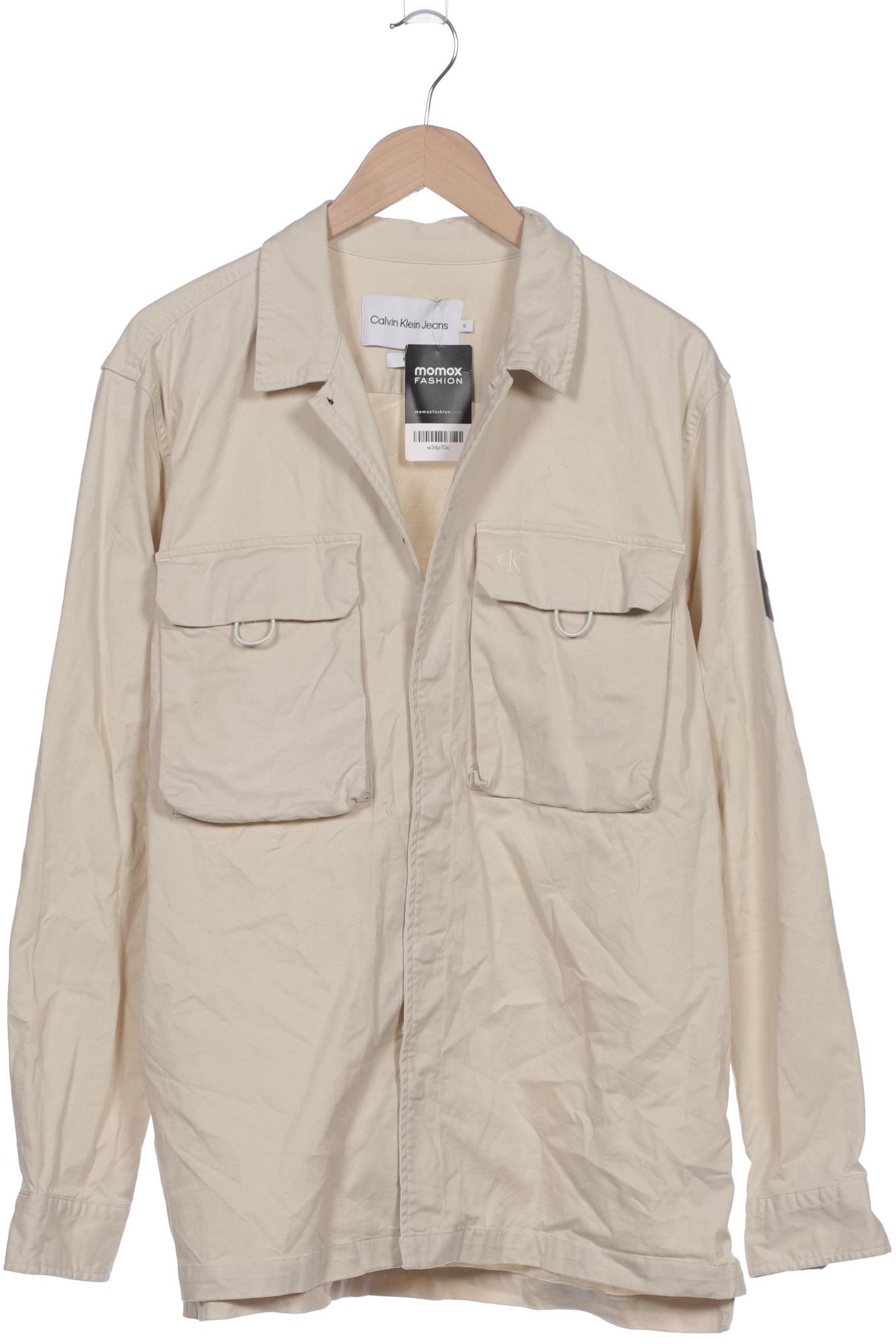 

Calvin Klein Jeans Herren Jacke, cremeweiß, Gr. 54