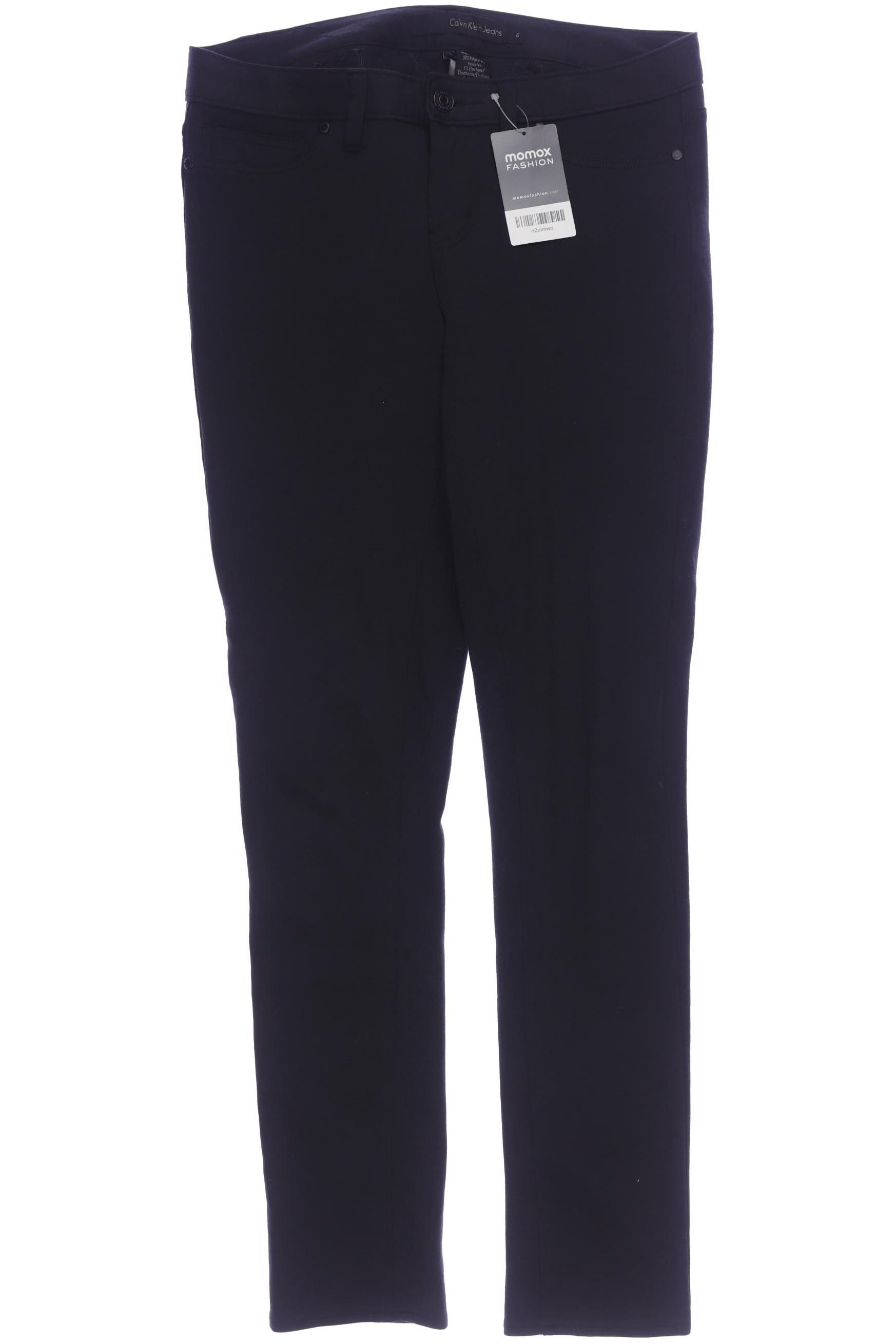

Calvin Klein Jeans Damen Stoffhose, schwarz, Gr. 6