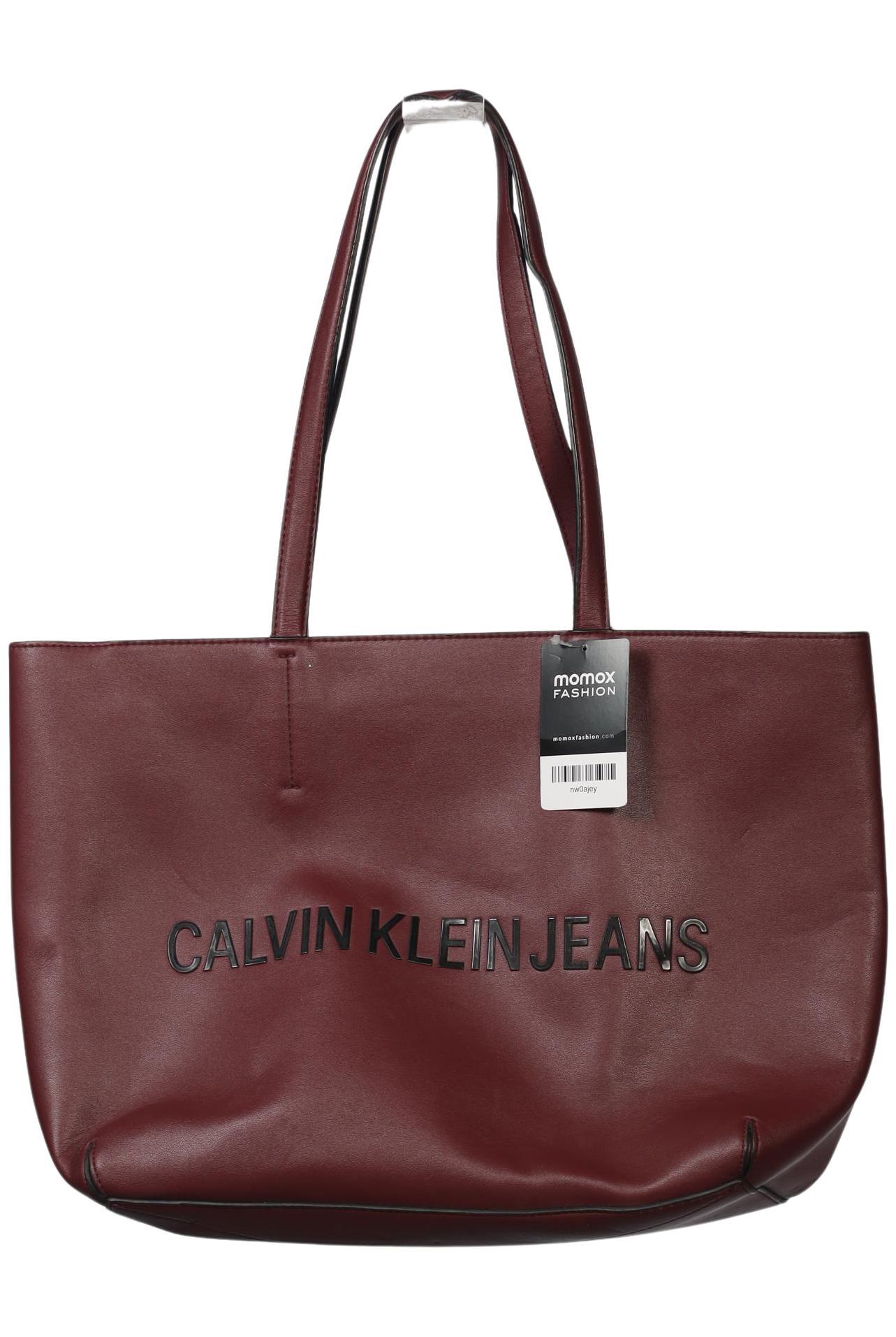 

Calvin Klein Jeans Damen Handtasche, bordeaux, Gr.