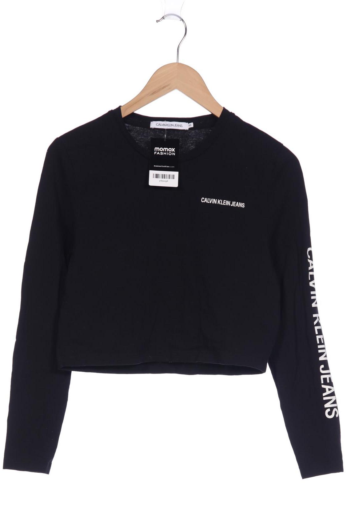 

Calvin Klein Jeans Damen Langarmshirt, schwarz