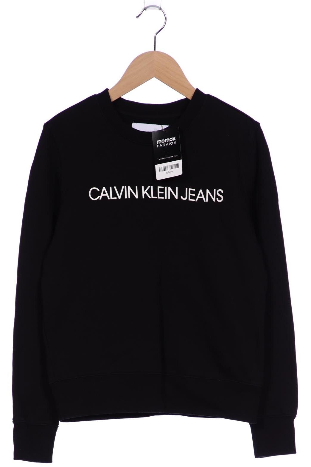 

Calvin Klein Jeans Damen Sweatshirt, schwarz, Gr. 34
