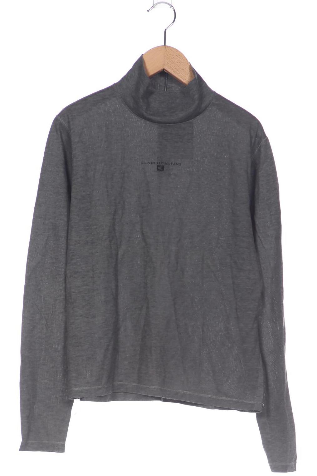 

Calvin Klein Jeans Damen Langarmshirt, grau, Gr. 42