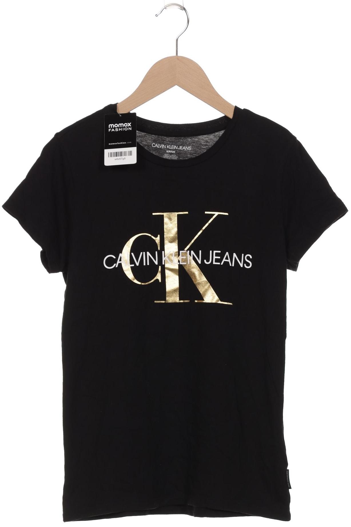

Calvin Klein Jeans Damen T-Shirt, schwarz, Gr. 36