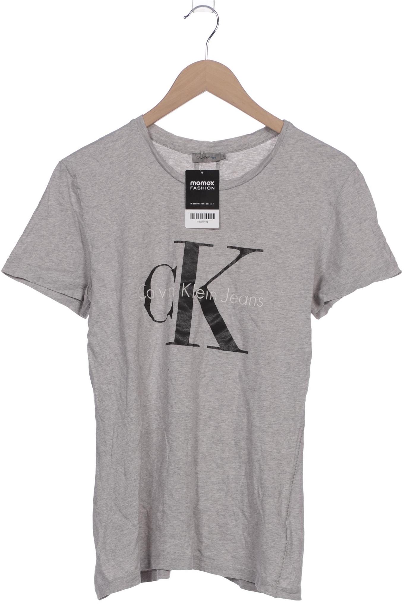 

Calvin Klein Jeans Damen T-Shirt, grau, Gr. 42