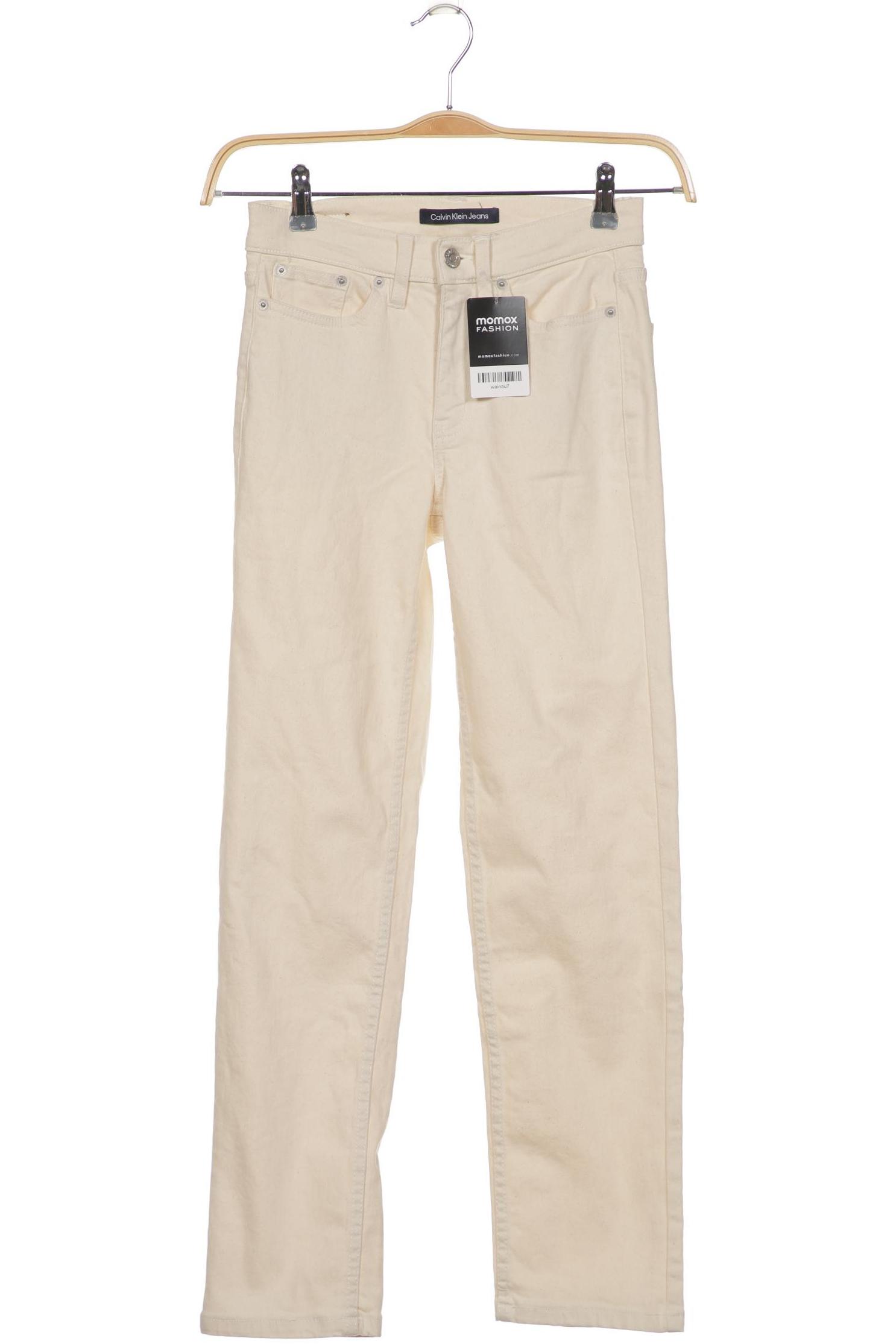 

Calvin Klein Jeans Damen Jeans, cremeweiß