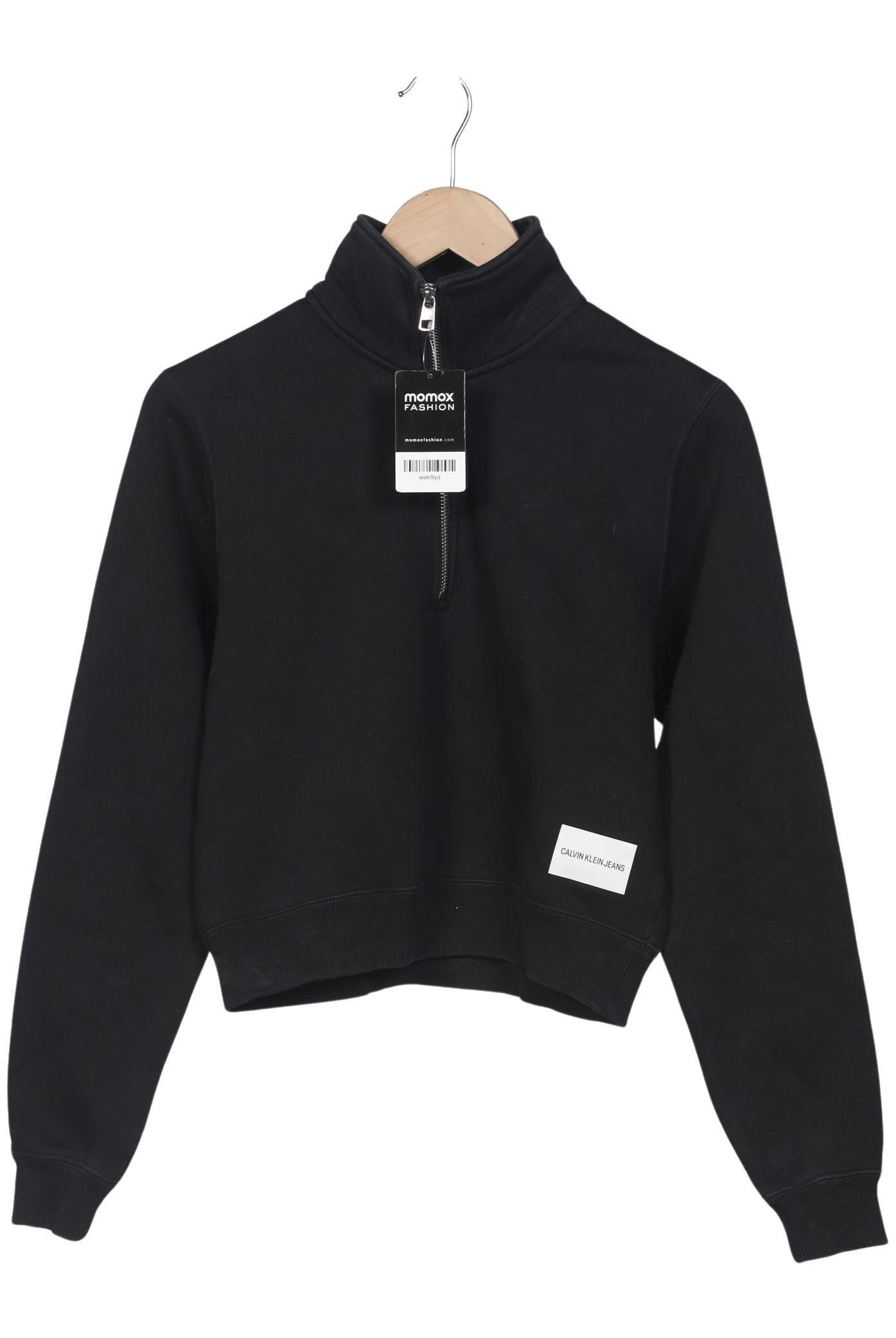 

Calvin Klein Jeans Damen Sweatshirt, schwarz, Gr. 38