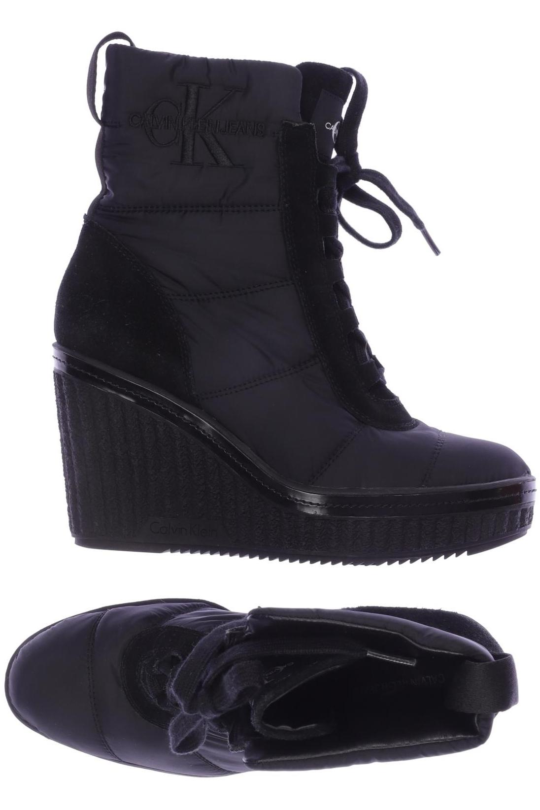 

Calvin Klein Jeans Damen Stiefelette, schwarz, Gr. 38