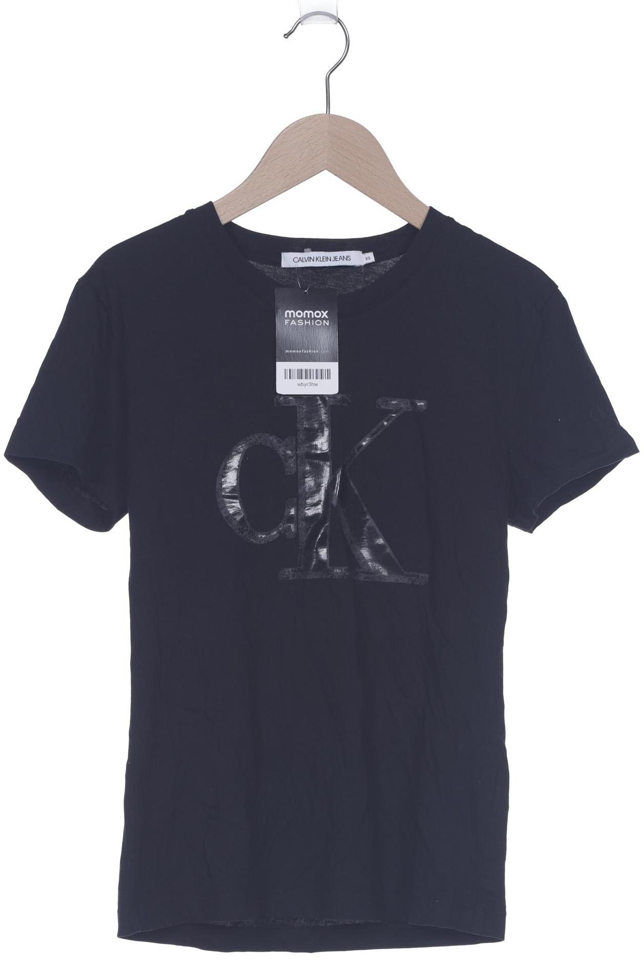 

Calvin Klein Jeans Damen T-Shirt, schwarz