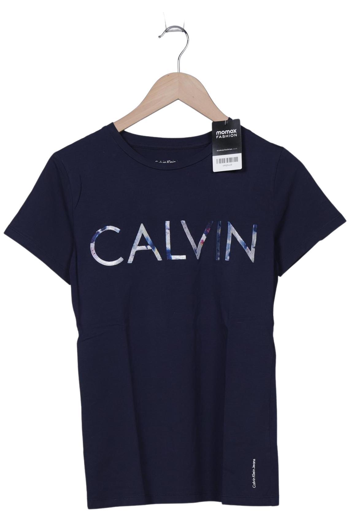 

Calvin Klein Jeans Damen T-Shirt, marineblau, Gr. 36