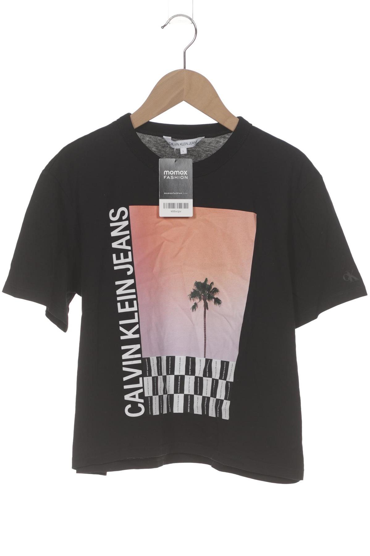 

Calvin Klein Jeans Damen T-Shirt, schwarz, Gr. 42