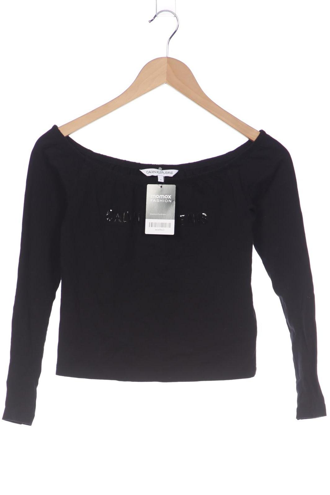 

Calvin Klein Jeans Damen Langarmshirt, schwarz, Gr. 38