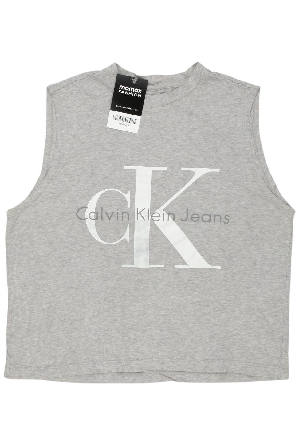 

Calvin Klein Jeans Damen Top, grau, Gr. 34