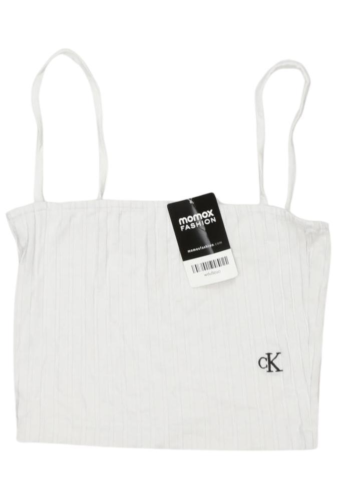 

Calvin Klein Jeans Damen Top, weiß, Gr. 34
