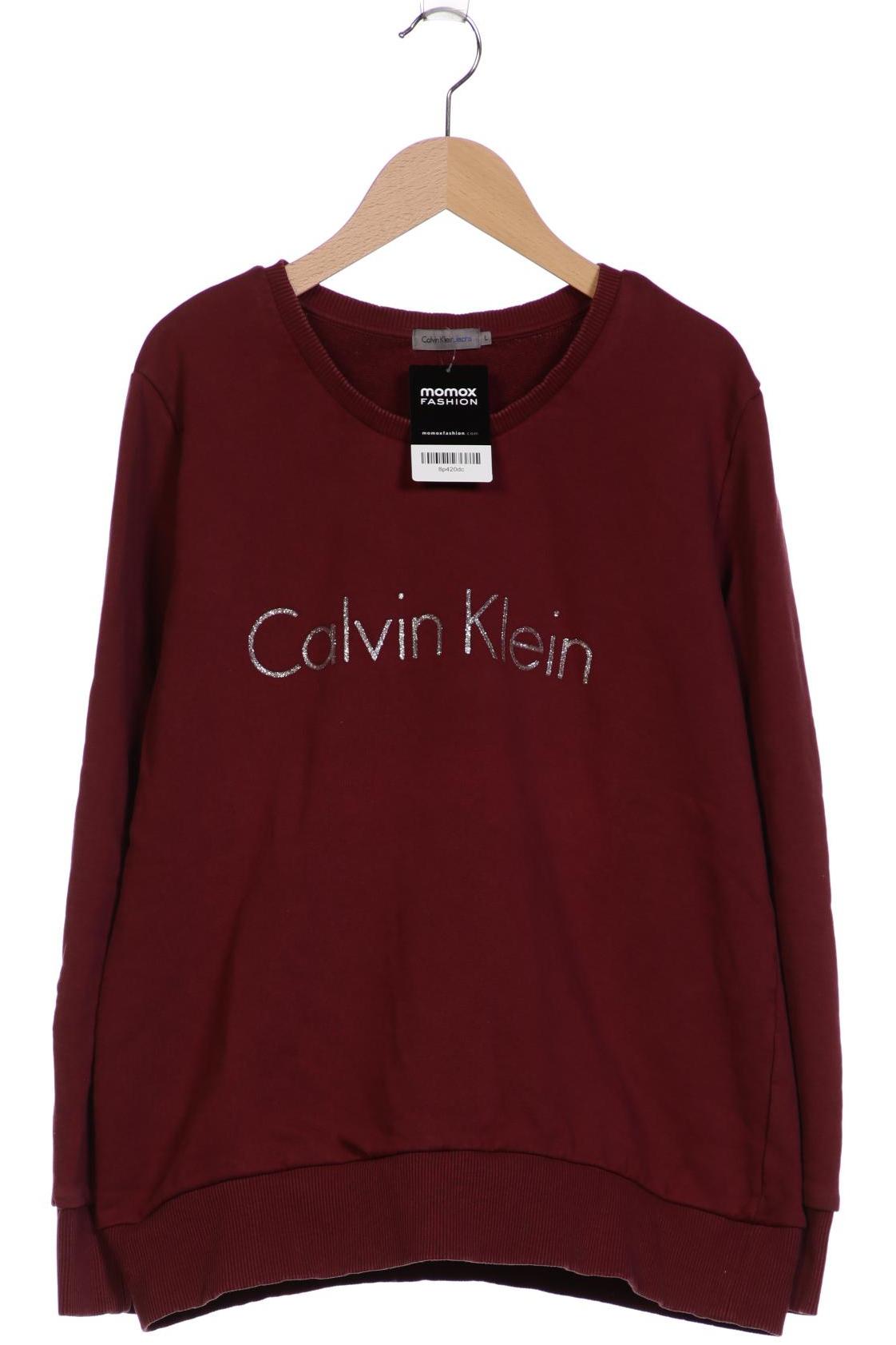 

Calvin Klein Jeans Damen Sweatshirt, bordeaux, Gr. 42