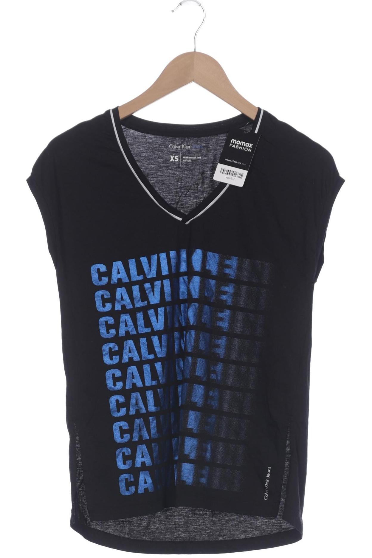 

Calvin Klein Jeans Damen T-Shirt, schwarz, Gr. 34