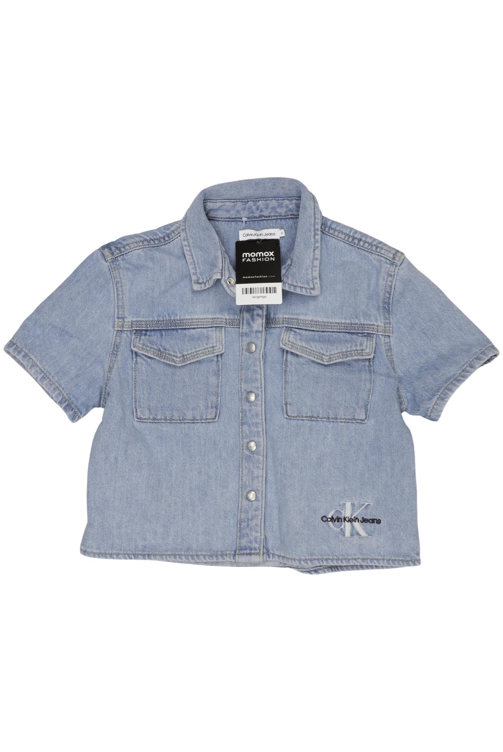 

Calvin Klein Jeans Damen Bluse, blau, Gr. 140