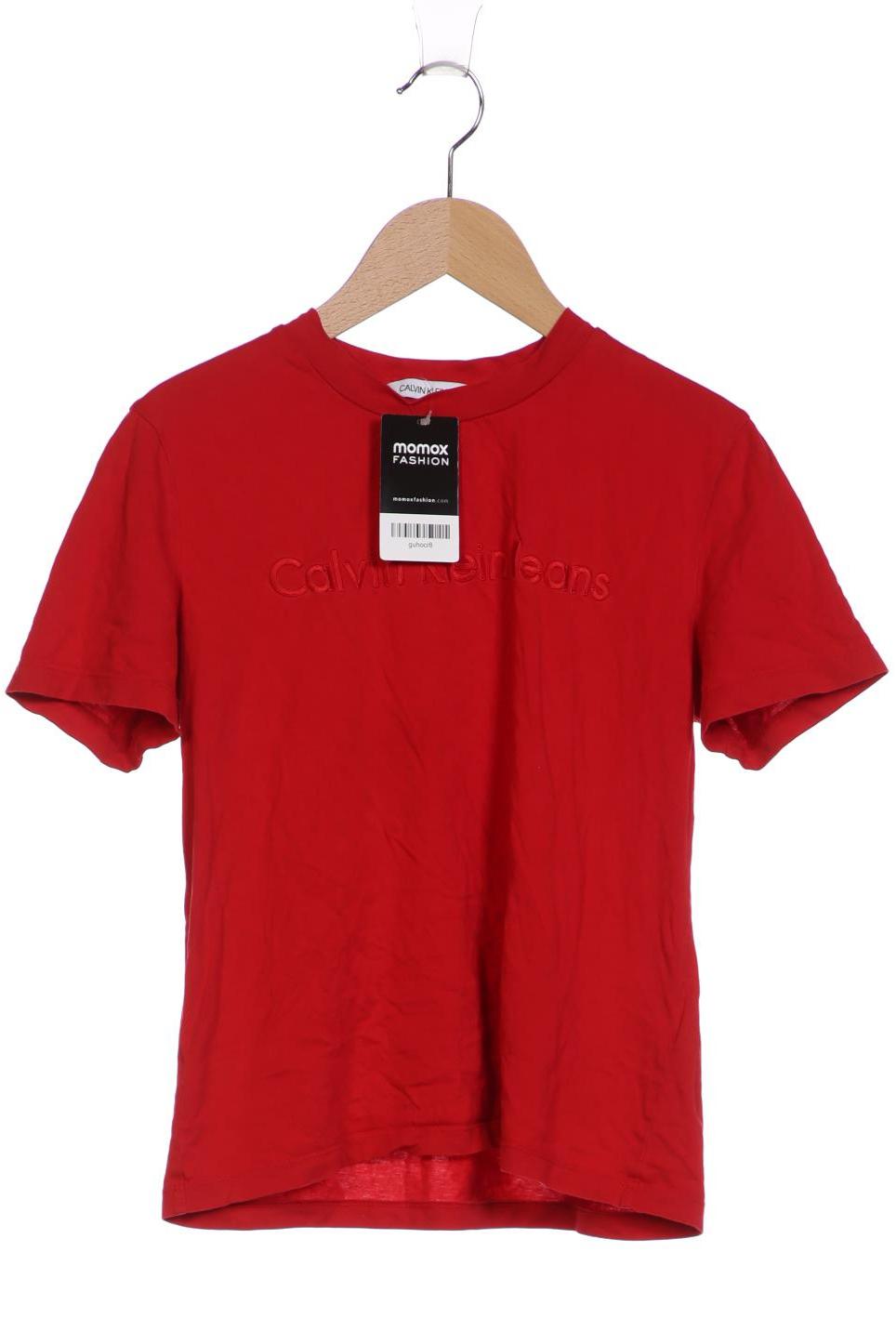 

Calvin Klein Jeans Damen T-Shirt, rot, Gr. 36