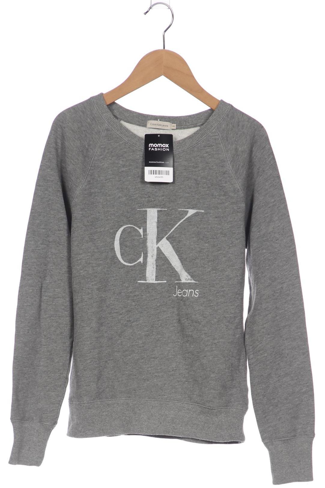 

Calvin Klein Jeans Damen Sweatshirt, grau, Gr. 34