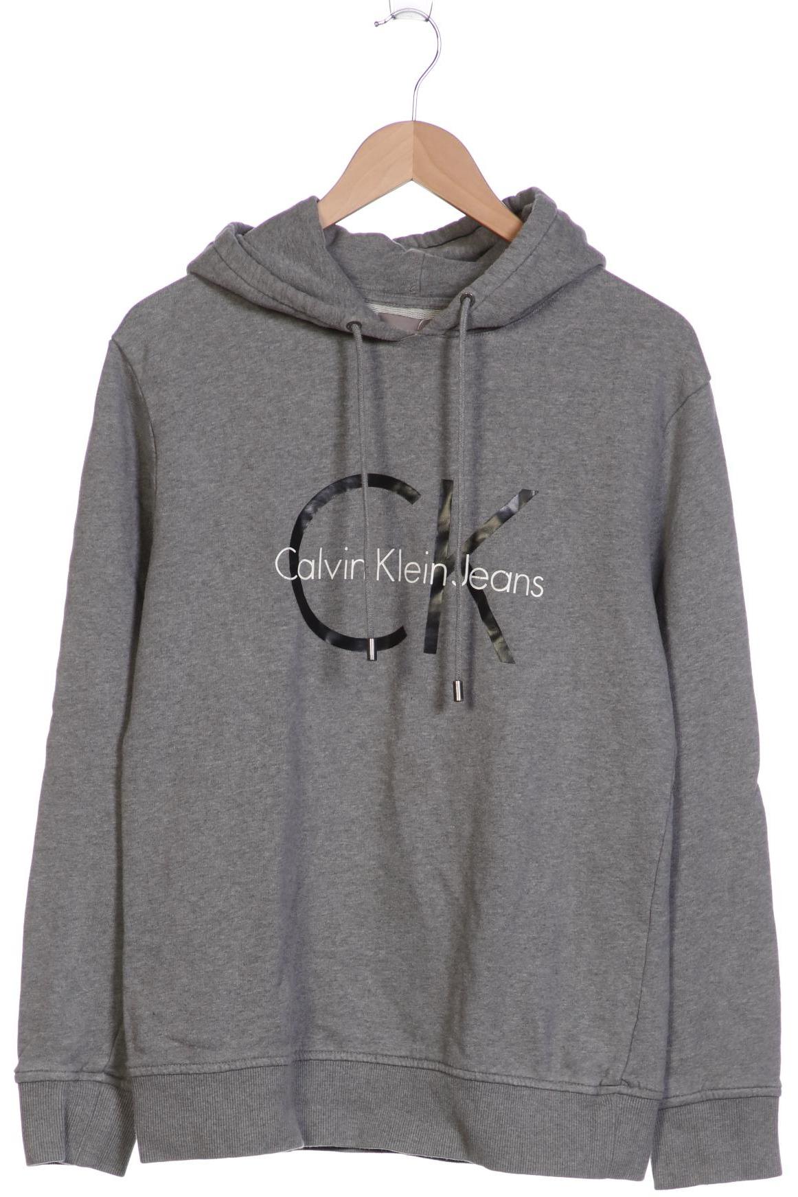 

Calvin Klein Jeans Damen Kapuzenpullover, grau