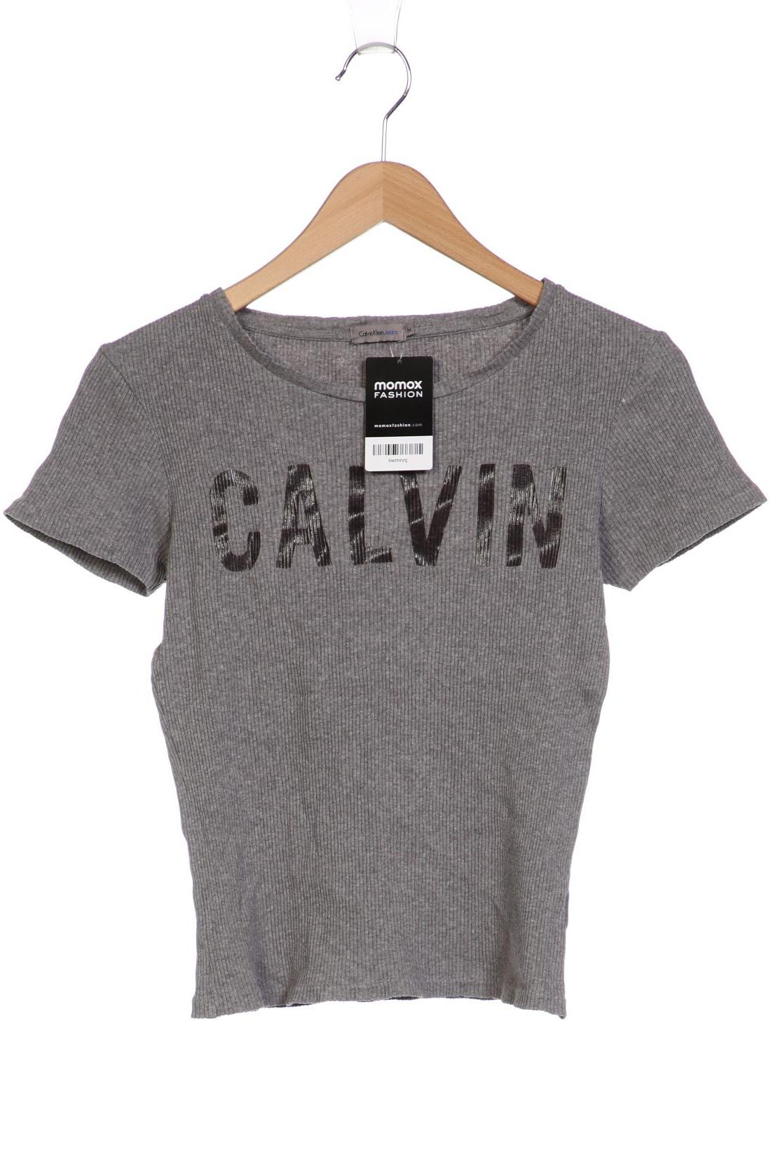 

Calvin Klein Jeans Damen T-Shirt, grau, Gr. 38
