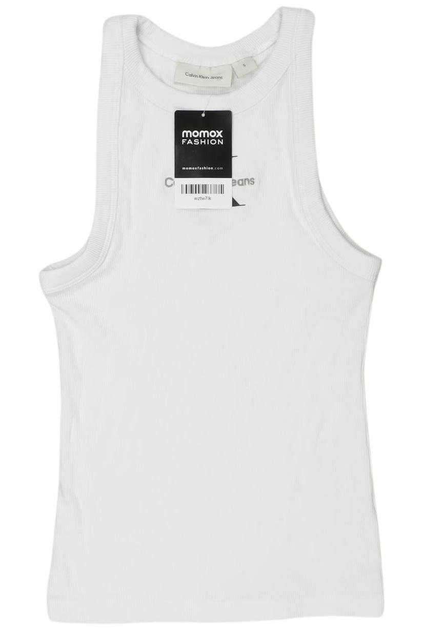 

Calvin Klein Jeans Damen Top, weiß, Gr. 36