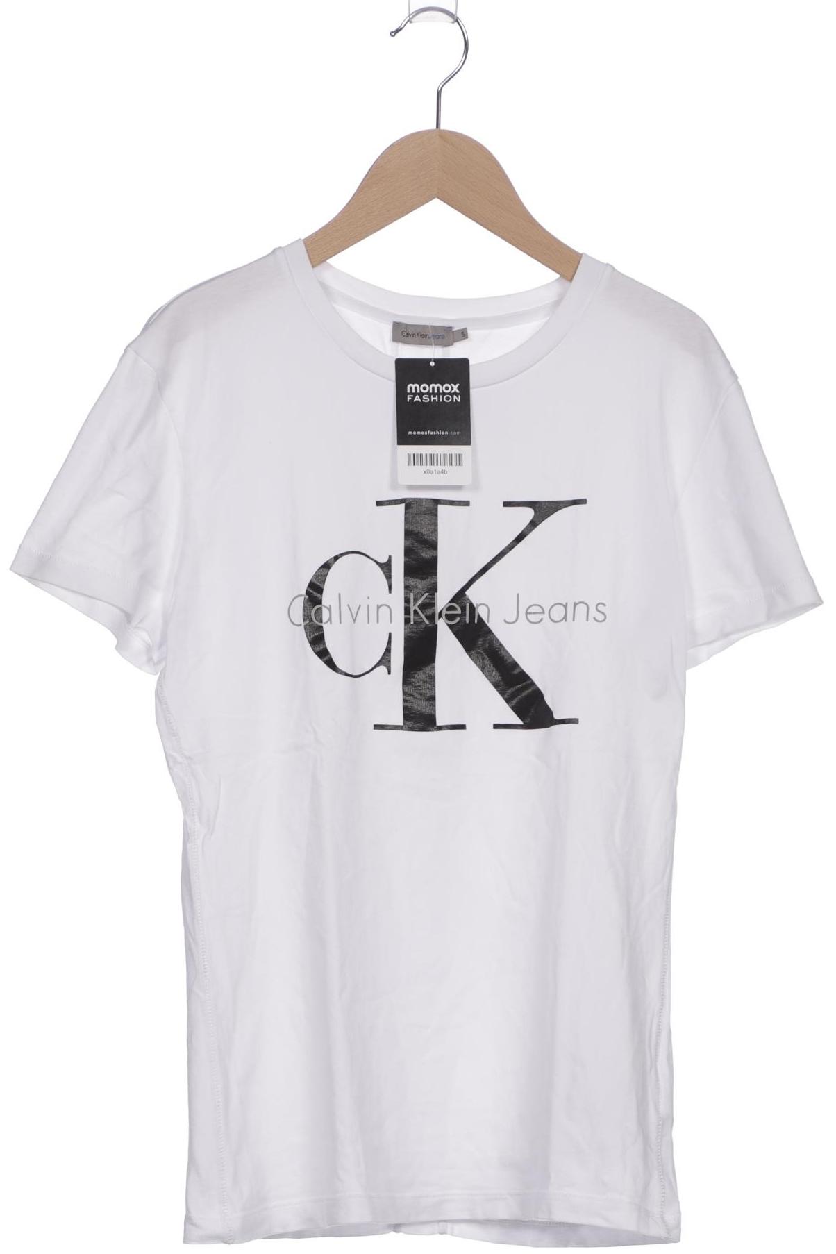 

Calvin Klein Jeans Damen T-Shirt, weiß, Gr. 36