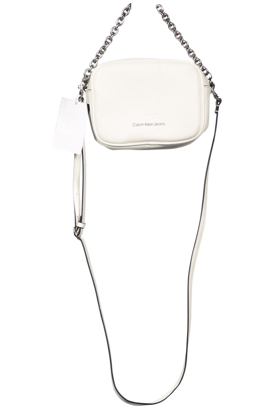 

Calvin Klein Jeans Damen Handtasche, weiß, Gr.