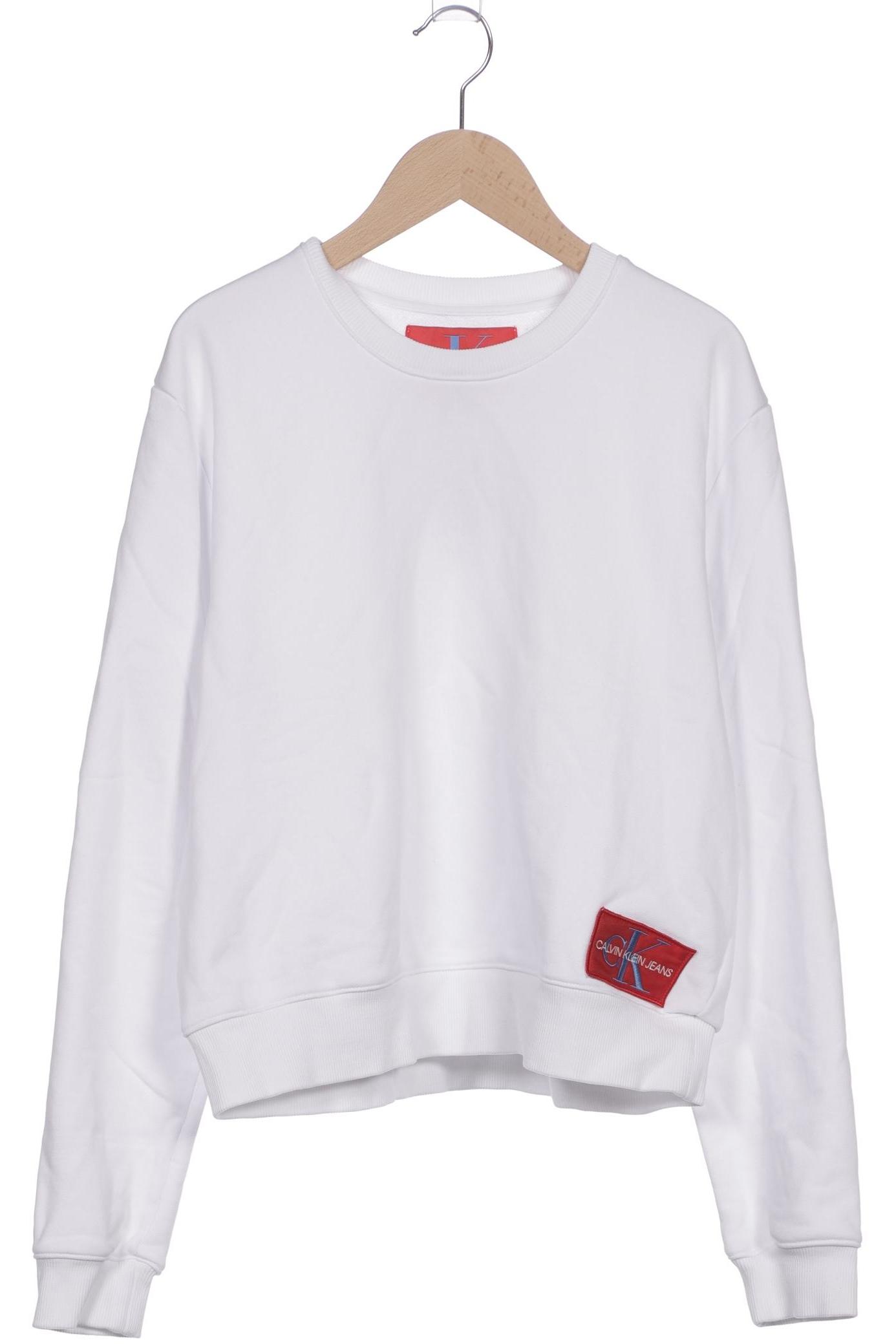 

Calvin Klein Jeans Damen Sweatshirt, weiß, Gr. 38