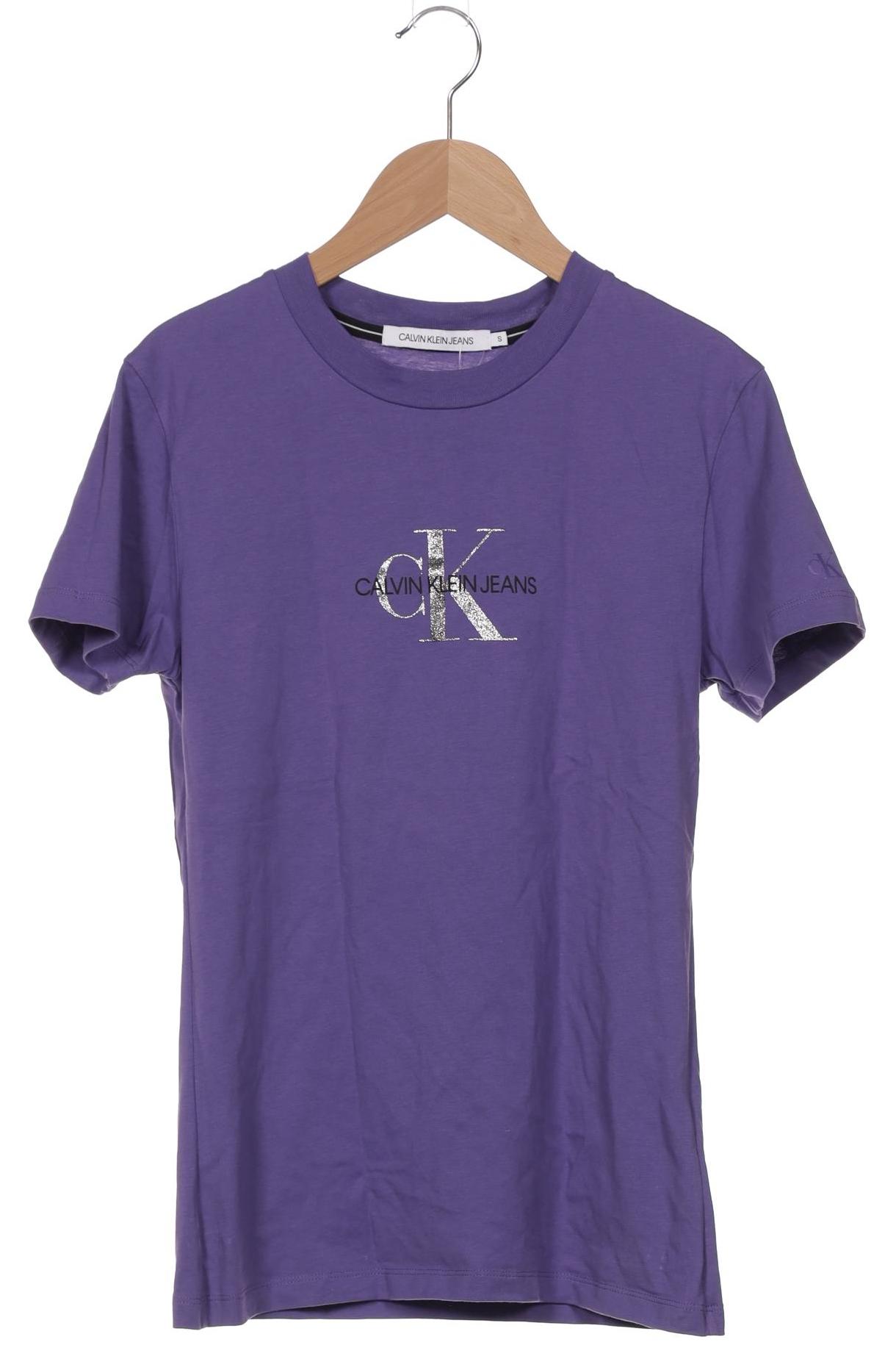 

Calvin Klein Jeans Damen T-Shirt, flieder, Gr. 36