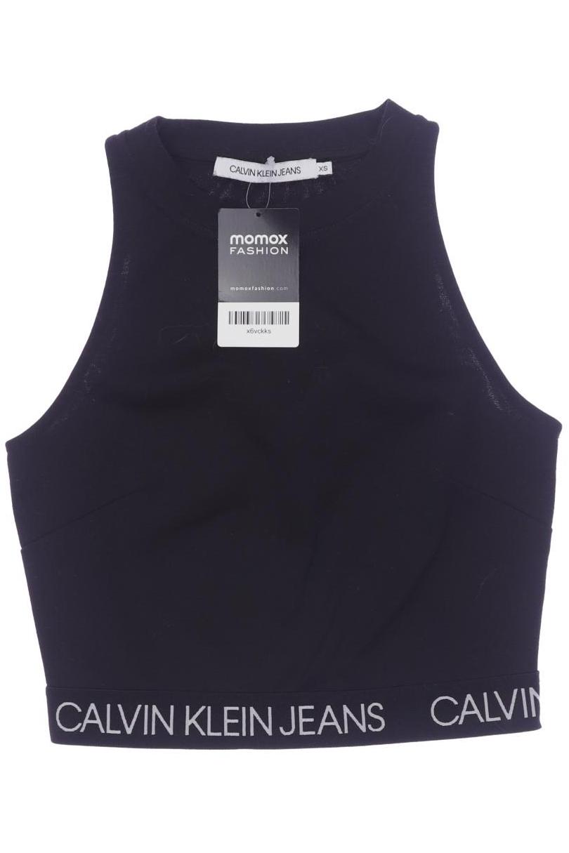 

Calvin Klein Jeans Damen Top, schwarz, Gr. 34