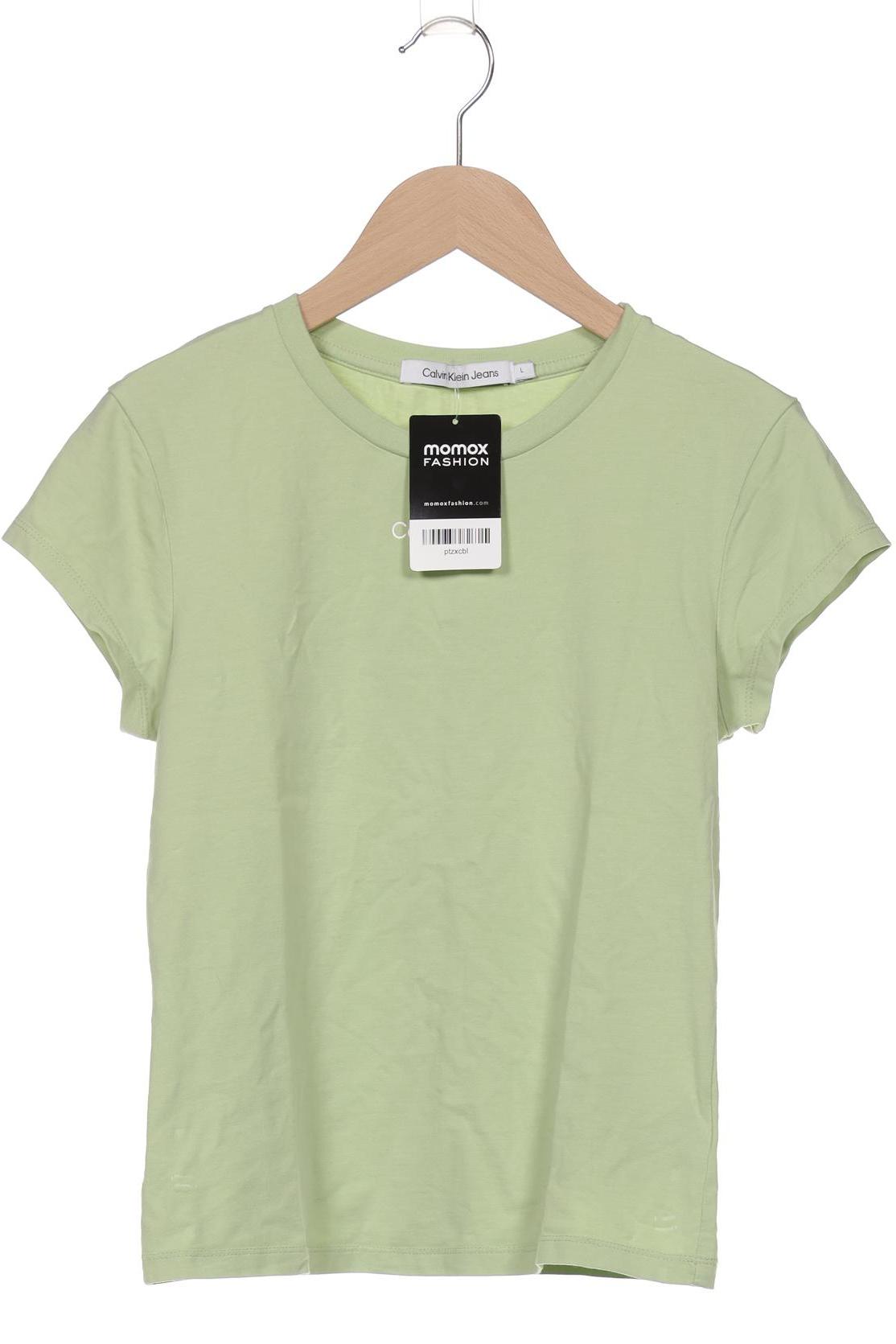 

Calvin Klein Jeans Damen T-Shirt, hellgrün, Gr. 42