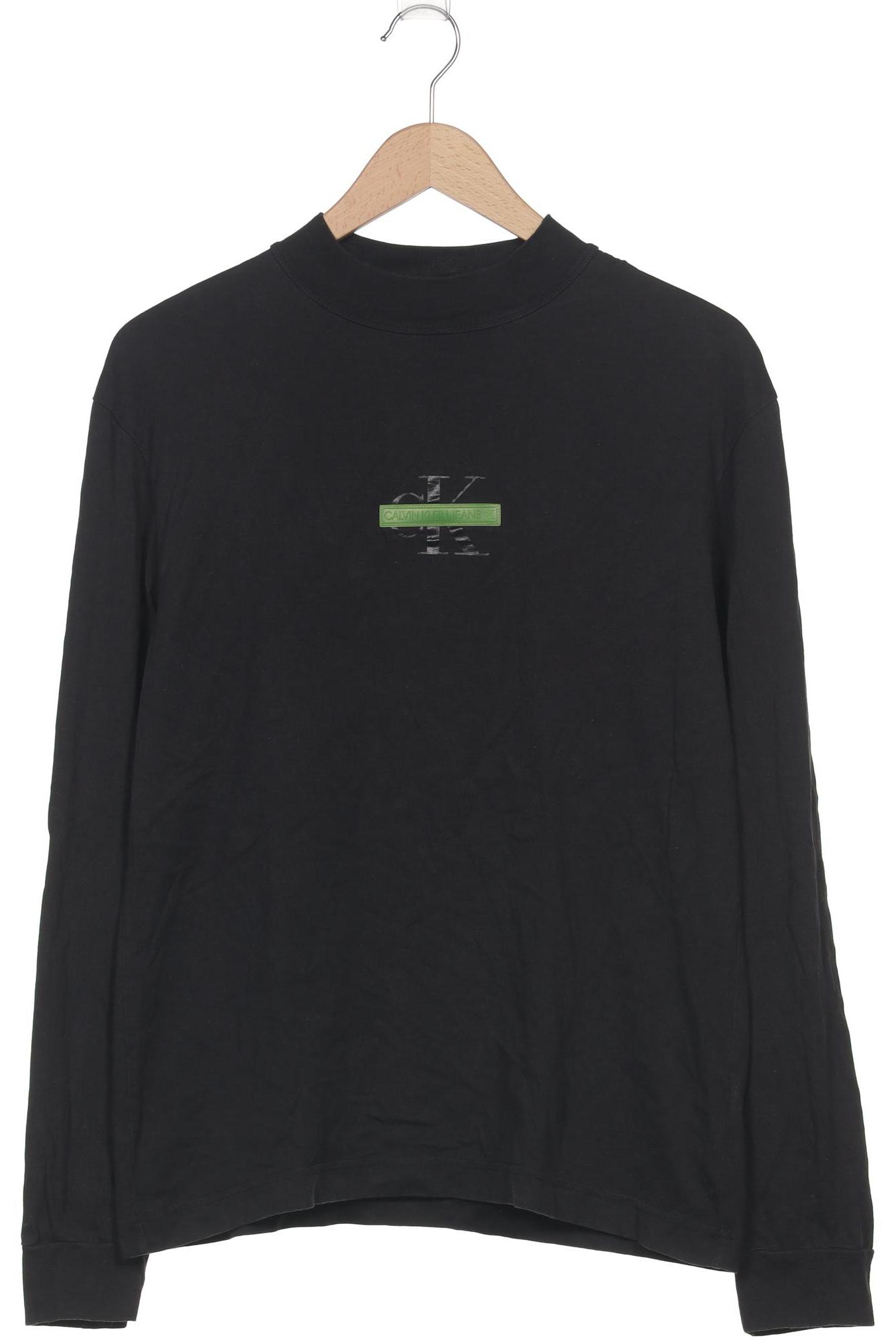 

Calvin Klein Jeans Herren Langarmshirt, schwarz, Gr. 48