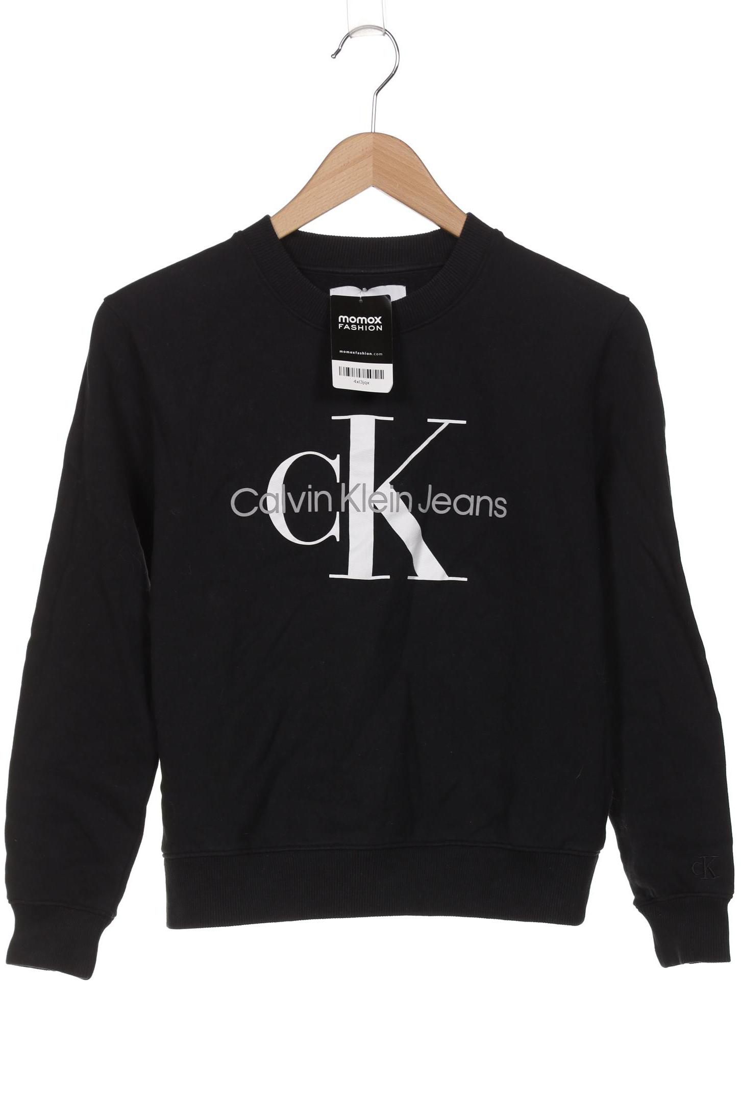 

Calvin Klein Jeans Damen Sweatshirt, schwarz, Gr. 36