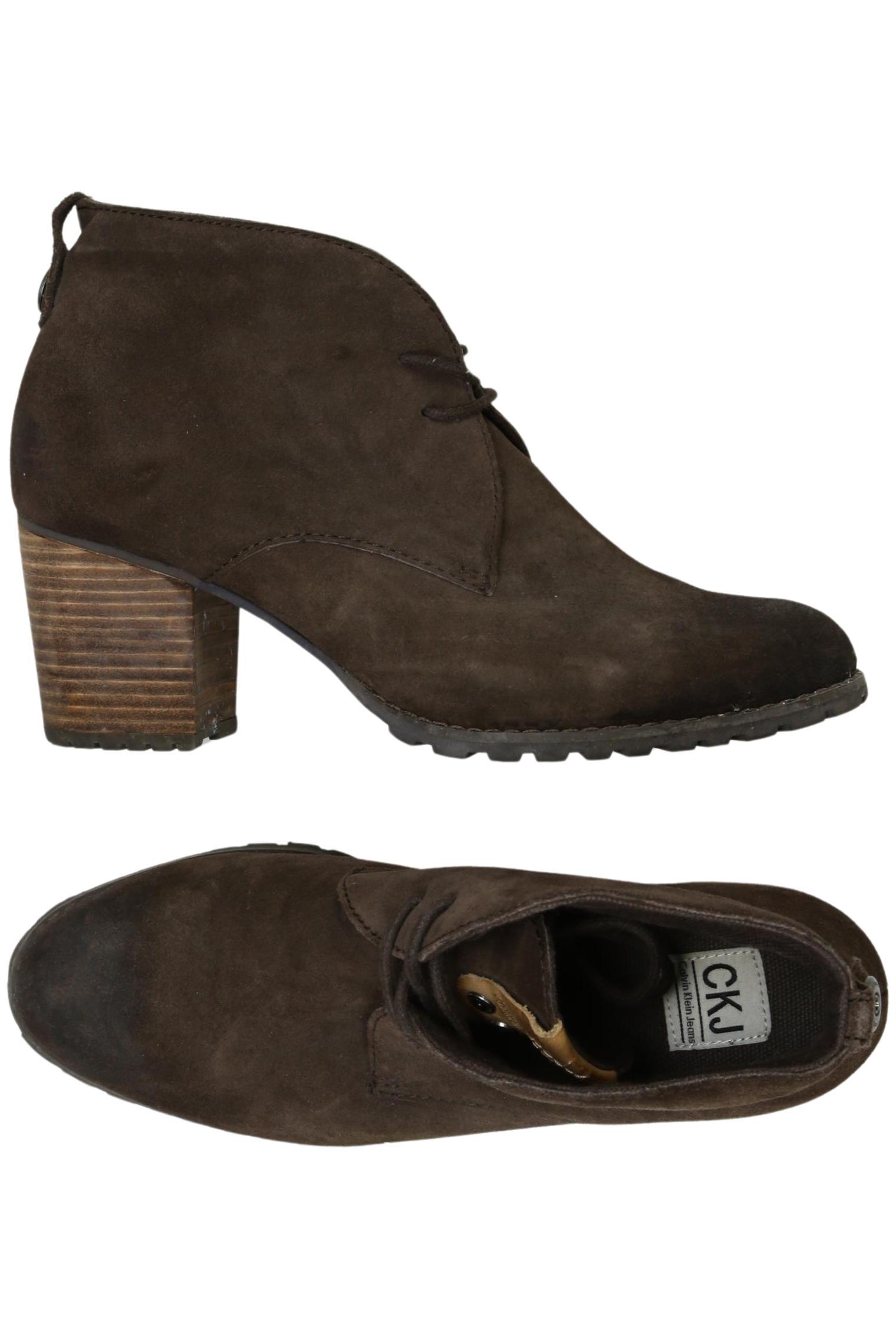 

Calvin Klein Jeans Damen Stiefelette, braun, Gr. 40