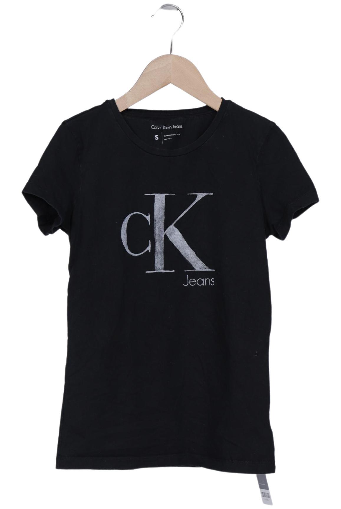 

Calvin Klein Jeans Damen T-Shirt, schwarz, Gr. 36