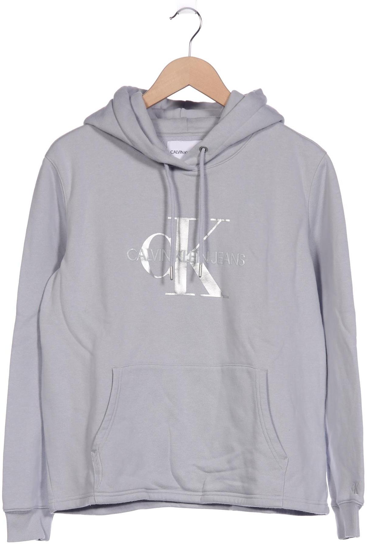 

Calvin Klein Jeans Damen Kapuzenpullover, grau, Gr. 44