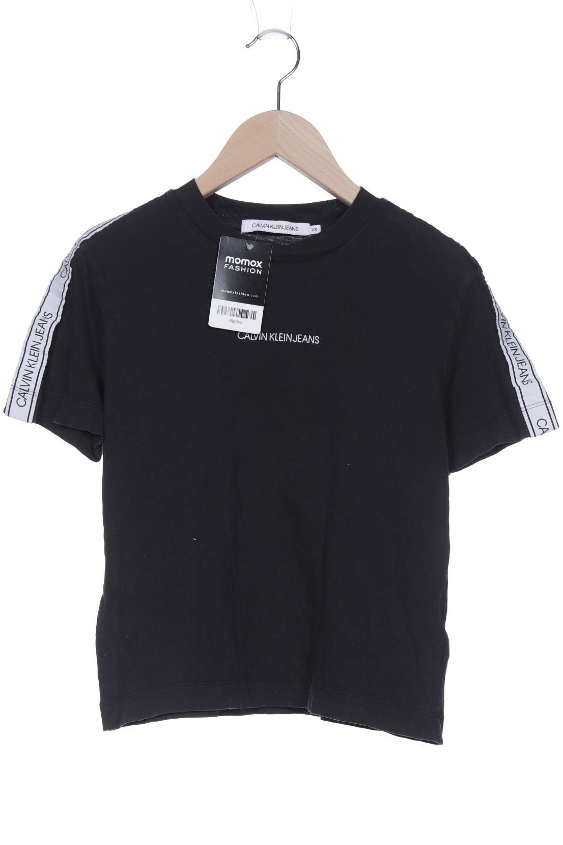 

Calvin Klein Jeans Damen T-Shirt, schwarz, Gr. 34