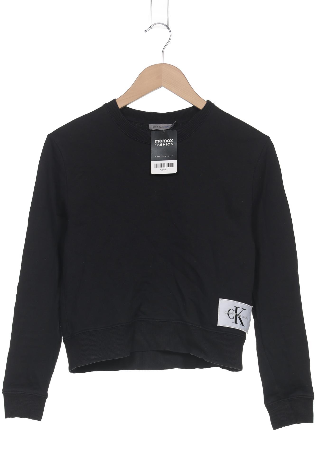 

Calvin Klein Jeans Damen Sweatshirt, schwarz, Gr. 34