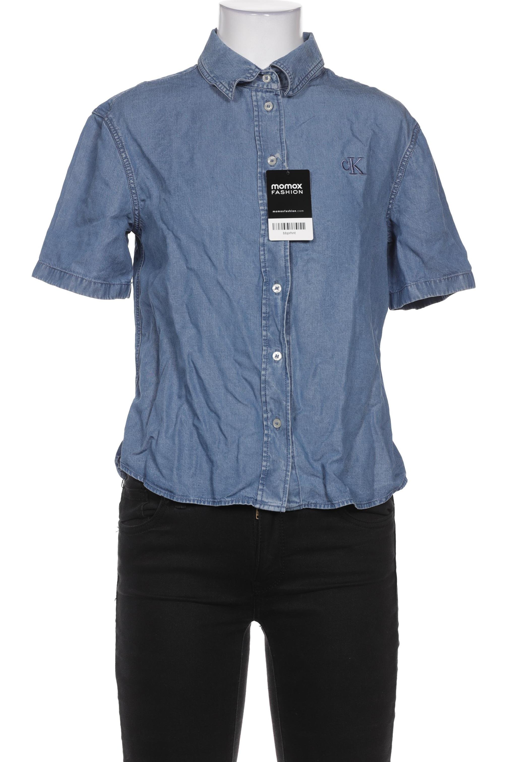 

Calvin Klein Jeans Damen Bluse, blau, Gr. 36