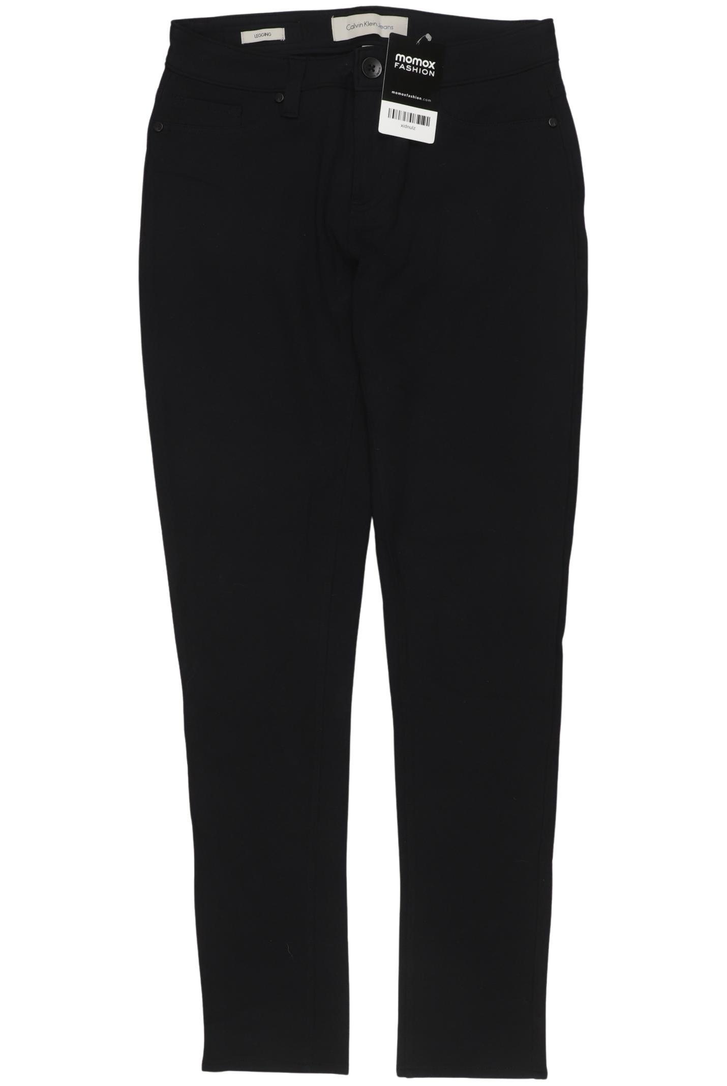 

Calvin Klein Jeans Damen Stoffhose, schwarz, Gr. 2