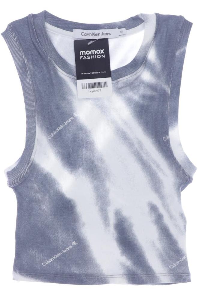 

Calvin Klein Jeans Damen Top, grau, Gr. 34