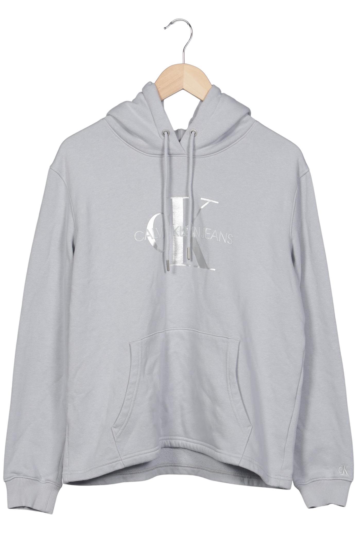 

Calvin Klein Jeans Damen Kapuzenpullover, grau, Gr. 44
