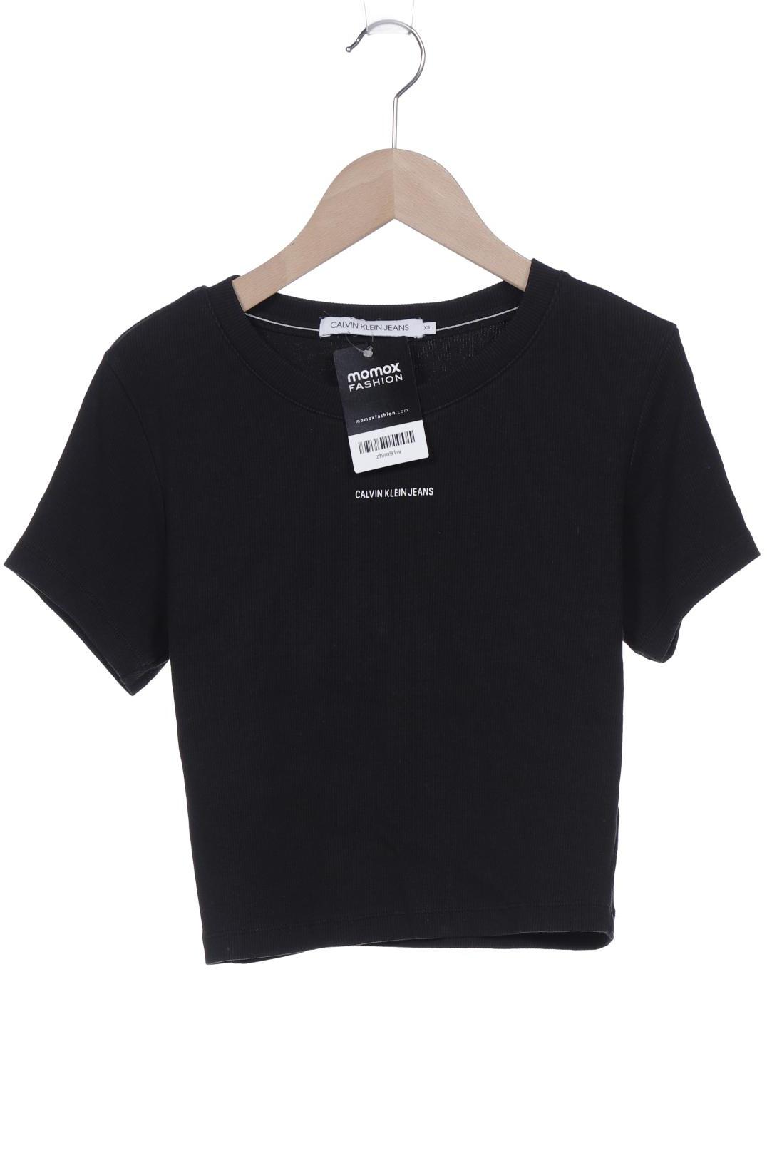 

Calvin Klein Jeans Damen T-Shirt, schwarz, Gr. 34