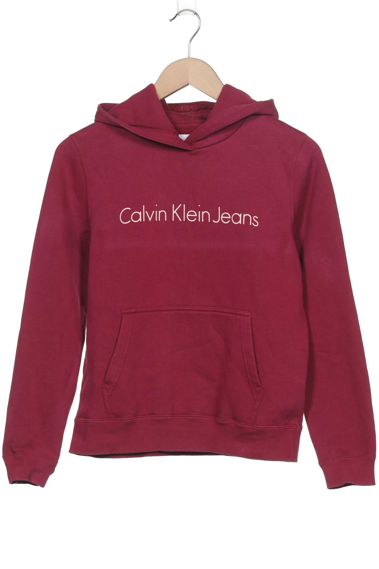 

Calvin Klein Jeans Damen Kapuzenpullover, bordeaux, Gr. 36