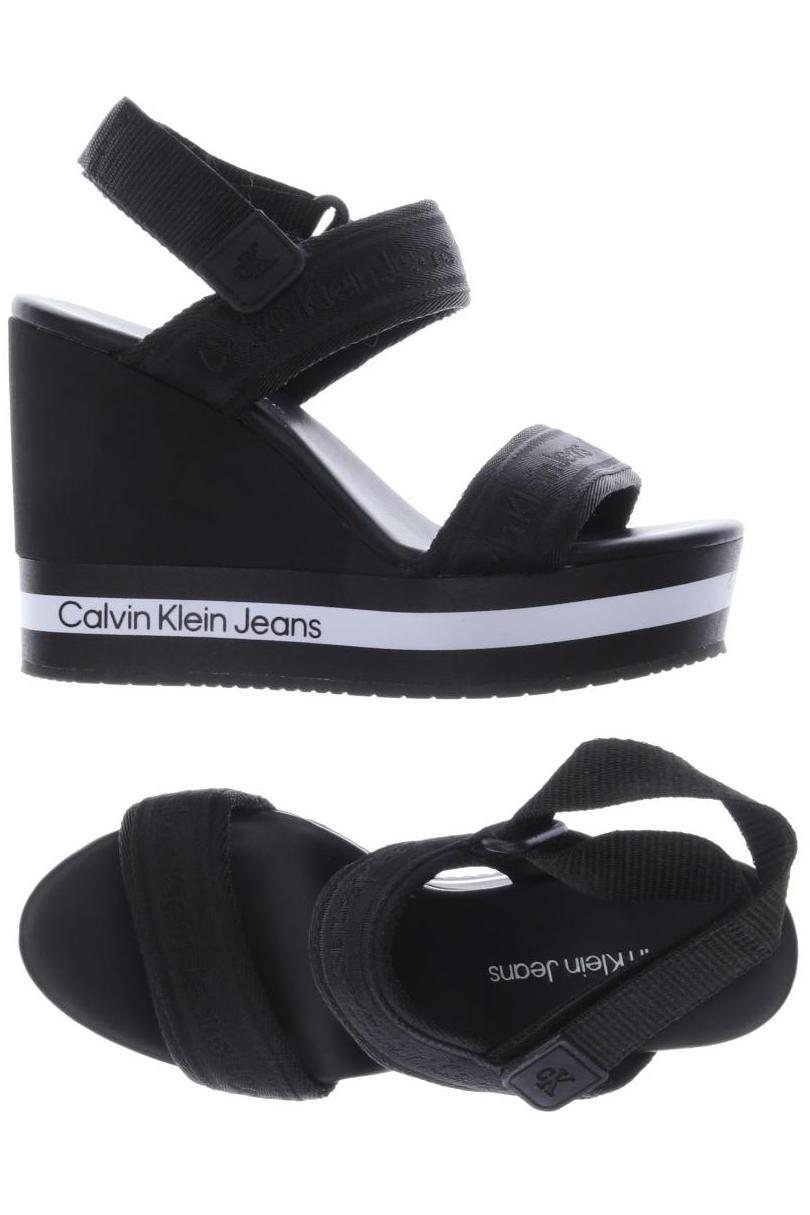 

Calvin Klein Jeans Damen Sandale, schwarz, Gr. 36