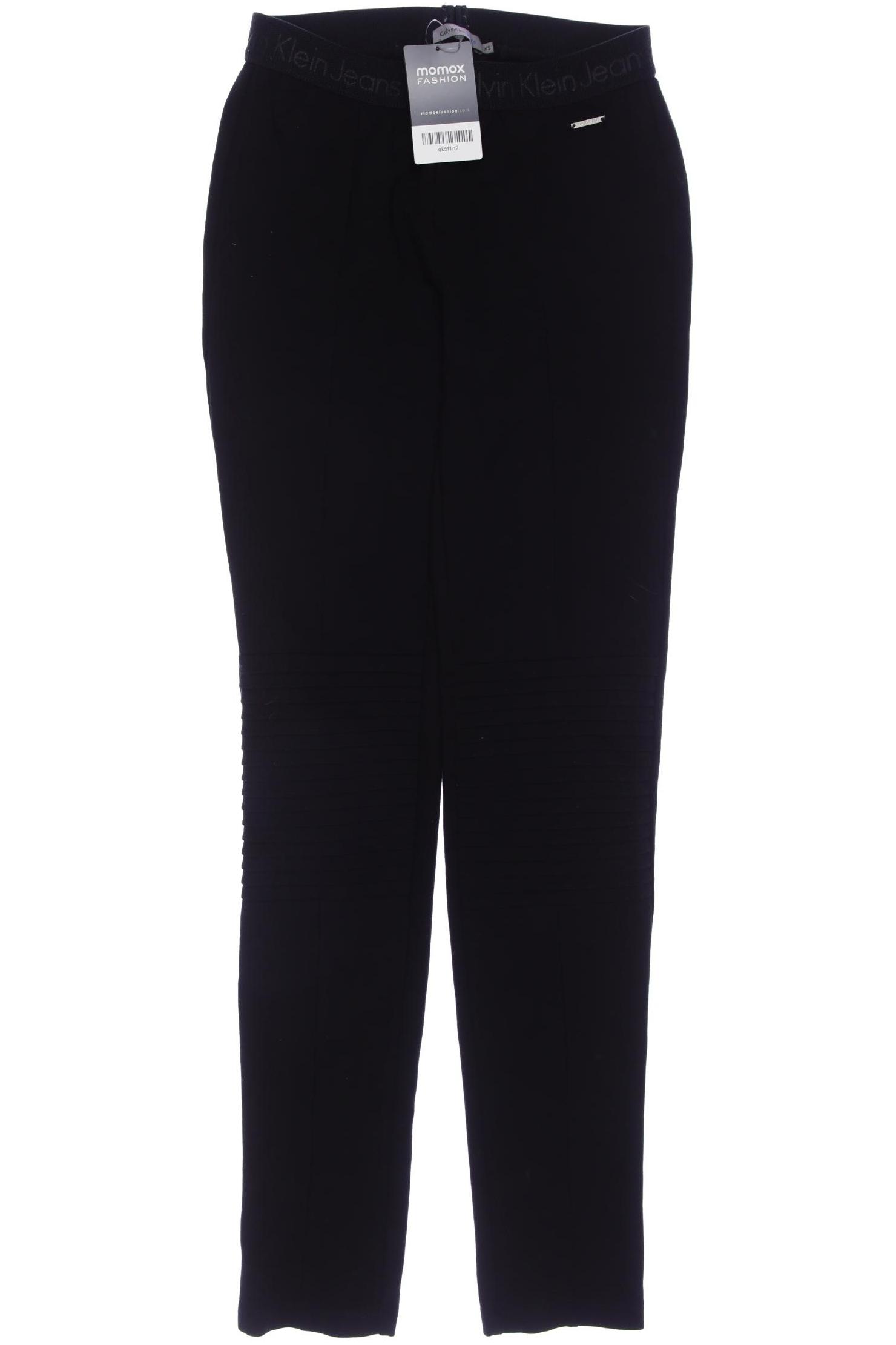 

Calvin Klein Jeans Damen Stoffhose, schwarz, Gr. 0