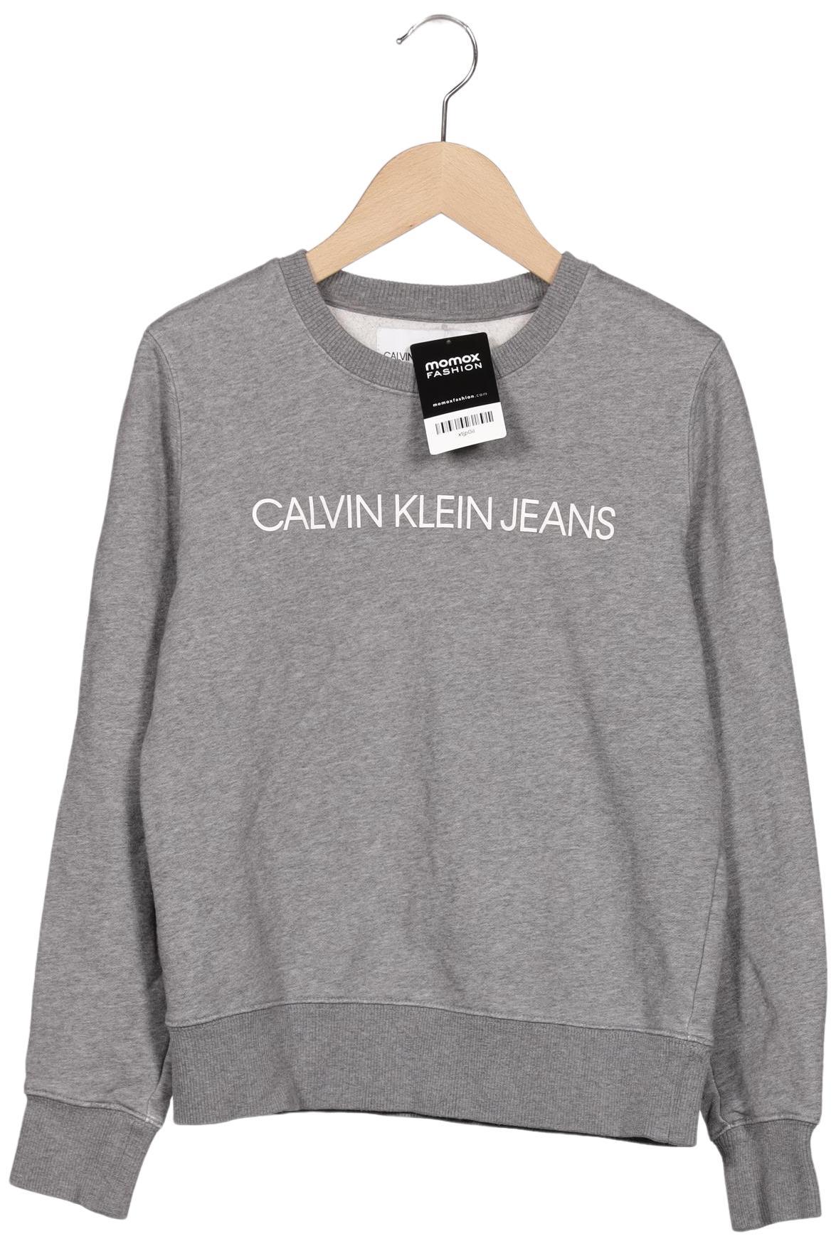 

Calvin Klein Jeans Damen Sweatshirt, grau, Gr. 34